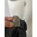 Everlane  Scoop Neck Cotton charcoal gray marbled long sleeve Cotton Top, XS Photo 7