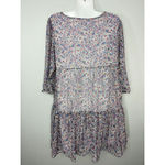 BB Dakota  Steve Madden Ditsy Mini Babydoll Peasant‎ Free Spirit Tiered L NWT Photo 4