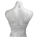 ZARA Women White Sleeveless Twist Sweetheart Cami Camisole Tank Crop Top Size S Photo 1