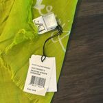 Diane Von Furstenberg NWT  Painted Stripe Sunshine Lightweight Modal Scarf Photo 3