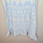 Skylar + Madison Skylar +‎ Madison Blue White Mini Dress Size Large Photo 4