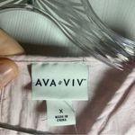 Ava & Viv  Pink/Orange Tired Sleeveless Maxi Dress size 0X Photo 1