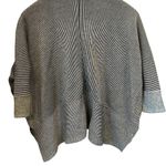 CAbi  S white and black striped zip up‎ oversized top Photo 6