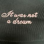 Bershka Black Slogan Ribbed Cami Photo 4