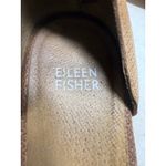 Eileen Fisher  Elie Womens Tan Textured Leather Ankle Strap‎ Flat Sandals Size 9 Photo 1