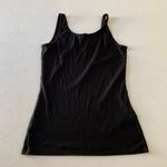Athleta  Black Ribbed Scoop Neck Tank Top Women’s M Photo 1