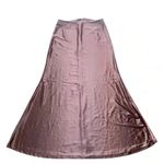 Silk satin maxi skirt set size S color brown, measurements in the pictures Brown Photo 6