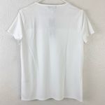 Karl Lagerfeld lace collar bib relaxed fit women’s white top Size Medium Photo 8