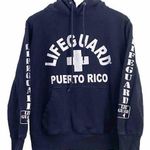 Lifeguard Puerto Rico Navy Pullover Hoodie Size S Photo 0