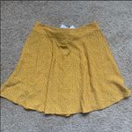 Bershka NWT  mustard yellow polka dot mini skirt Photo 7