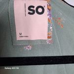 SO  Floral Green Wrap Dress Photo 1