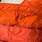 Lands' End  XS Orange Puffer Down Feather Women's Jacket Coat Size 2-4 XS Hood Photo 7