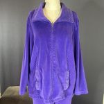 Alfred Dunner Women's Purple 2 Piece
Velour Loungewear Set Size 16W Photo 1