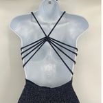 Midnight Doll Bodycon Party Dress Sz 0 Y2K Glam New Years Shimmer Strappy Club Photo 7