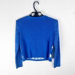 UNBRANDED Blue Long Sleeves Sequins Graphic Penguin Ugly Christmas Sweater Photo 1