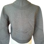 Soft Surroundings Quilted Jacket Slate Blue Gray Open Front Womens Medium NWT Photo 6