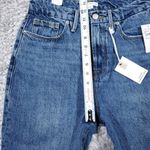Good American Good Boy Jeans High Rise Split Hem Blue941 Women's Size 4 27 Photo 9