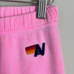 Aviator Nation  Logo Sweatpants Pants Neon Pink Sz Small Photo 2