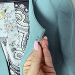 Tabitha Jacket Womens Seafoam Green Anthropologie Cape Wool Blend 3/4 Sleeve 8 Photo 11