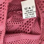 KTOO Eyelet Mesh Bodysuit Lace Up Mauve Pink M Size M Photo 4