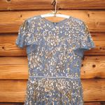 Mac Duggal 5717 Blue Embellished Butterfly Sleeve High Neck Gown Blue 10 Photo 7