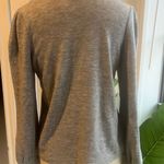 Madewell  Women's Puff Sleeve Pullover Sweater Gray Size XS Mock Neck Long Sleeve Photo 4