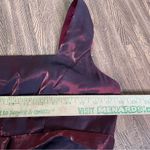 Dave and Johnny VTG 90s  Burgundy metallic square neck bow maxi‎ dress gown 11 12 Photo 9