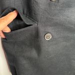 Banana Republic Palma Linen Long Vest Black V Neck Double Breasted W1948 Sz 4P Photo 3