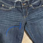 American Eagle  Outfitters Women Stretch Slim Boot Jeans Dark Wash Sz 6 Low Rise Photo 3