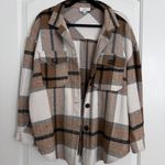 Urban Daizy Boutique Plaid Button-Up Jacket Photo 0