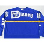 Spirit Jersey Walt Disney World Blue Womens Medium Shirt Long Sleeve Silver Spellout‎ Photo 6