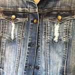 KUT from Kloth Kut From The Kloth Women’s Blue Frayed Sleeve Denim Vest  Photo 3