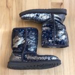 UGG Boots in Sequins Silver and Blue Size 7 Photo 0