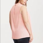Torrid Mock Neck Keyhole Tank Top Pink Blush 3X Plus Size Business Casual Photo 1