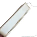 La Regale Vintage Beaded Satin Evening Bag Cream Brown Artsy Fairycore Ethereal Photo 7