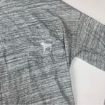 PINK - Victoria's Secret  size XS sequin white Gray Long Sleeve Shirt y2k 90s Photo 3