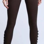 L'Agence  Piper High Rise Skinny Ankle Buttons In Espresso Coated Size 25‎ Photo 0