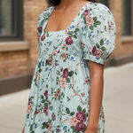 Urban Outfitters  x Laura Ashley Penelope Puff Sleeve Babydoll Dress Photo 0