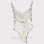 SEASHELL ITALIA Carol One Piece Swimsuit, White, Small White Photo 9