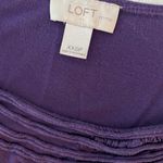 Loft petite long sleeve purple top Photo 1