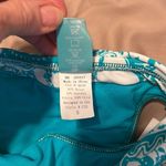 NWT sunsets brand size small turquoise and white paisley print bikini bottom Blue Photo 4