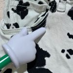 Altar'd State Women Shorts Black White Cow Pattern Frayed Hem Country Western XS Photo 9