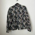 Lucky Brand The Tomboy Trucker floral jean jacket▪️size 2X Photo 5