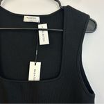 Babaton NWT  Aritzia Black Mendieta Sculpt Knit Bodycon Mini Dress Size Large Photo 4