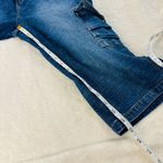 Fashion2Love Capri Cargo Jeans Womens‎ Size M Blue Denim Stretch Pockets Casual Size M Photo 11