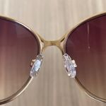 Vera Wang Simply Vera  Black and Gold Sunglasses Photo 8