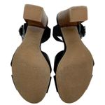 Crown Vintage Women's Vegan Leather Black Bolero Block Heel Sandals Size 7.5 Photo 7