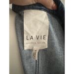 Rebecca Taylor La Vie Denim Blazer Jacket Size 8 Photo 4