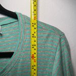 Toad & Co Blue Gray Stripe 3/4 Sleeve Pullover Top Women's size Medium Photo 8