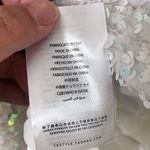 Women's Sequin New Year Party dress White Photo 9